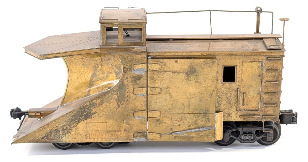 Japan Brass O Scale Snow Plow (1 of 8)