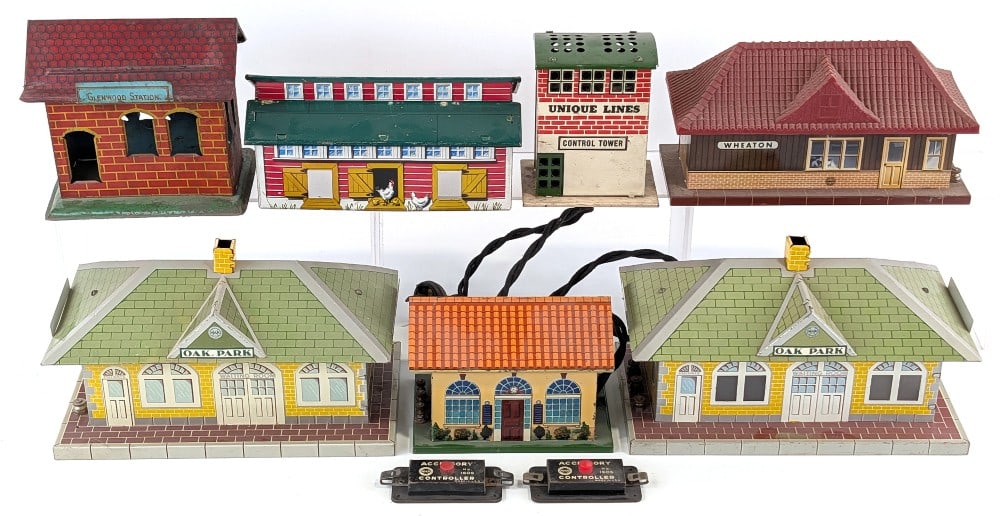 Marx, Chein, and Unique Art Tin Buildings (1 of 8)