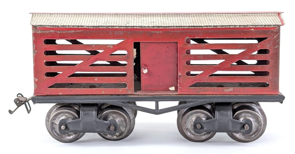 Unusual Ives Factory Repaint / Prototype Livestock Car (1 of 6)
