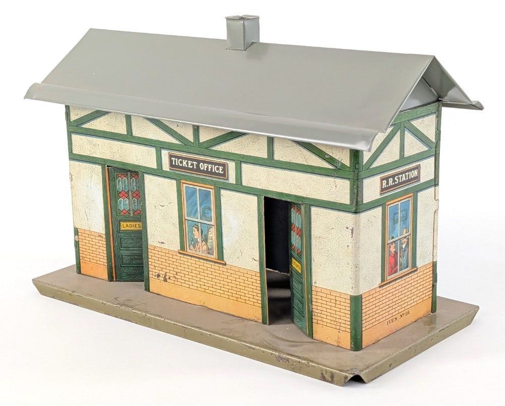 (3) Lithographed Train Stations - 13