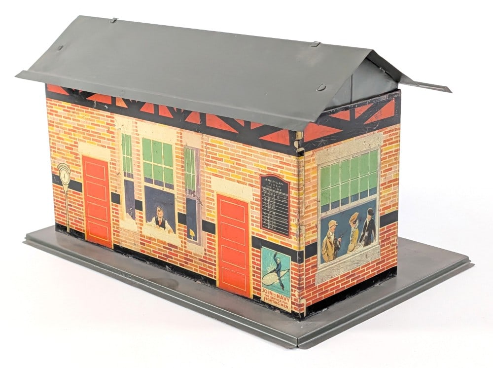 (3) Lithographed Train Stations - 3