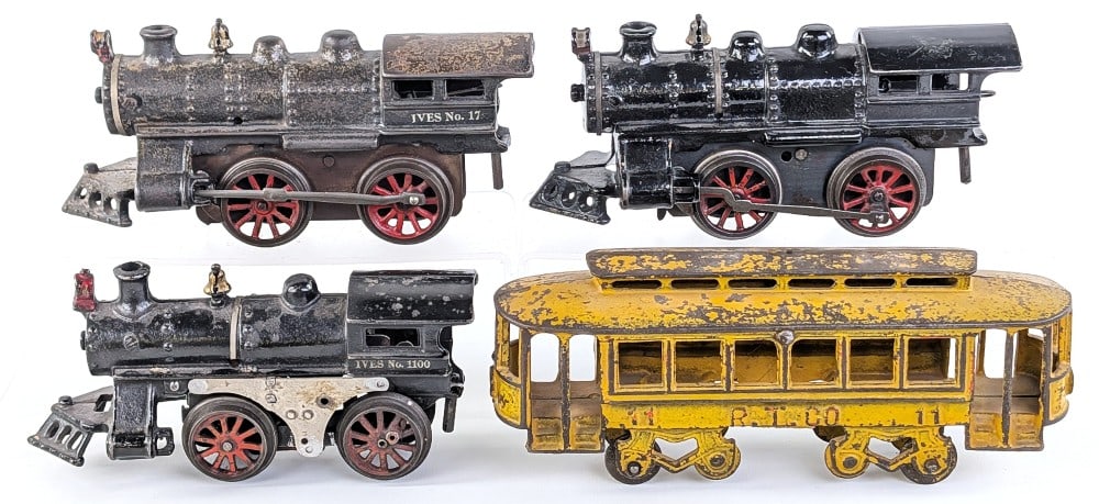 Ives No. 17 / No. 1100 / No. 17 Locomotives & Kenton Trolley (1 of 5)