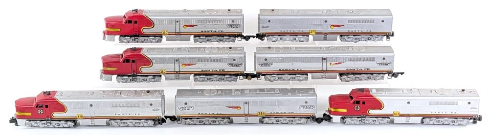 (7) American Flyer Santa Fe Alco Diesel Units (1 of 8)