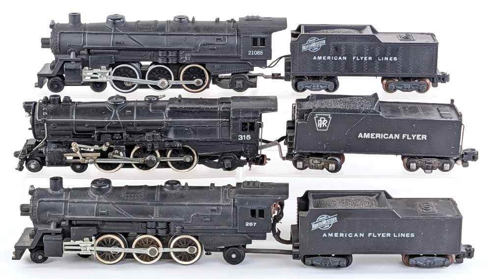 American Flyer 287 / 21085 / 315 Locomotive with Tender (1 of 8)