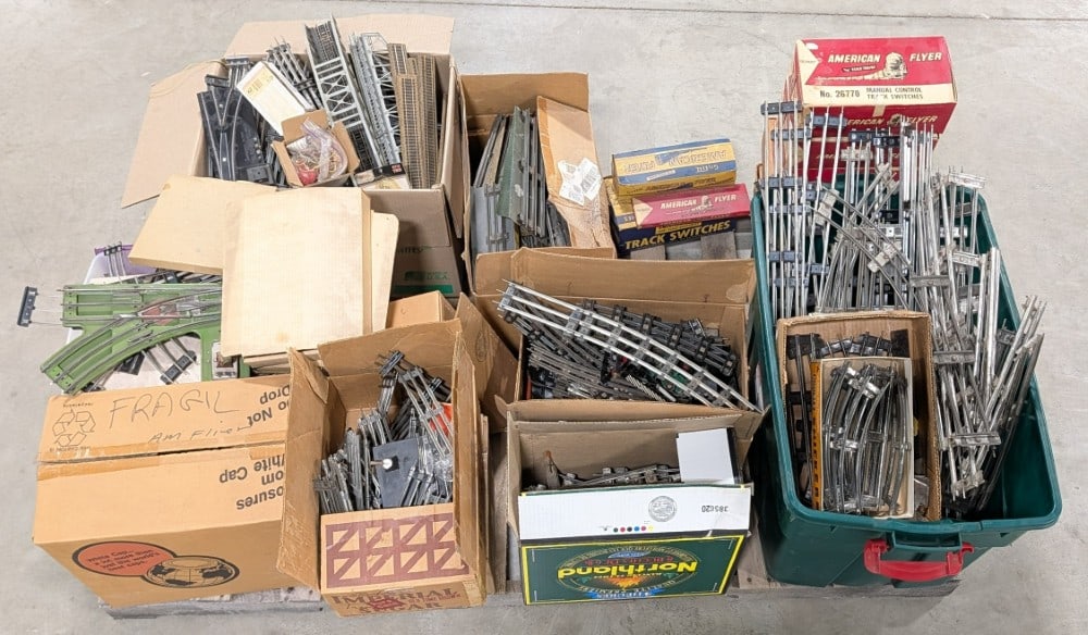 Pallet Full Of Model Railroad Train Track (1 of 14)