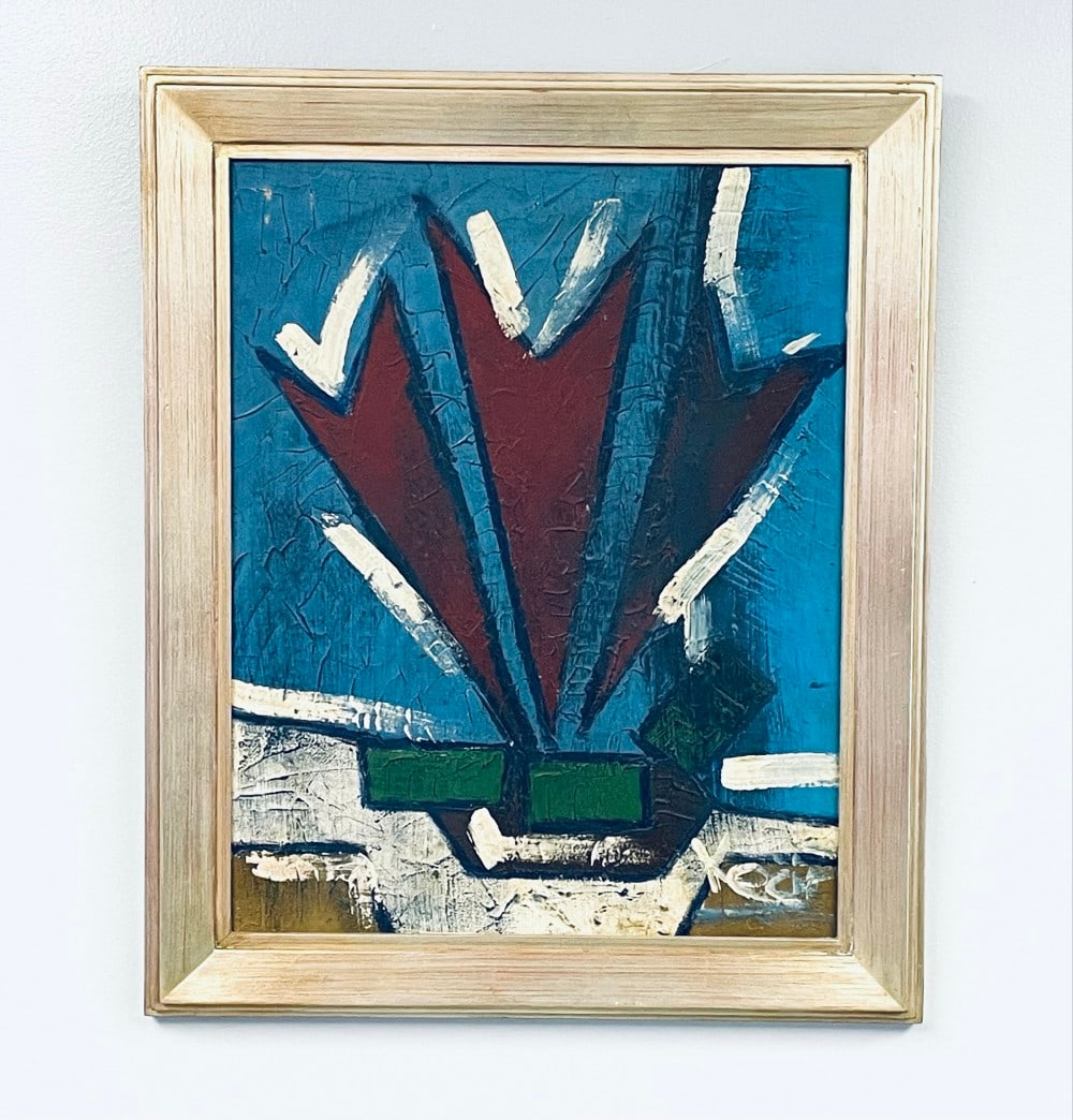Bohumil Samuel Kecir Abstract Oil Painting (1 of 8)