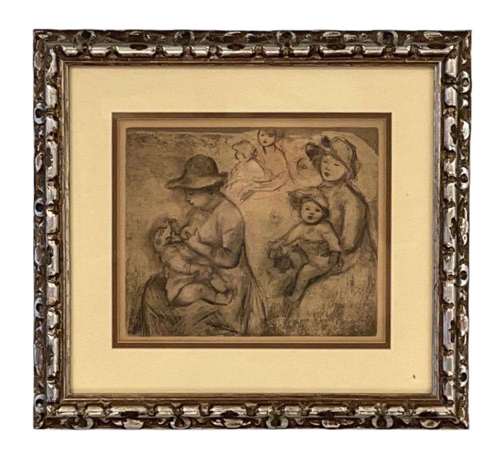Pierre Auguste Renoir ?Three Sketches of Maternity? Etching (1 of 7)