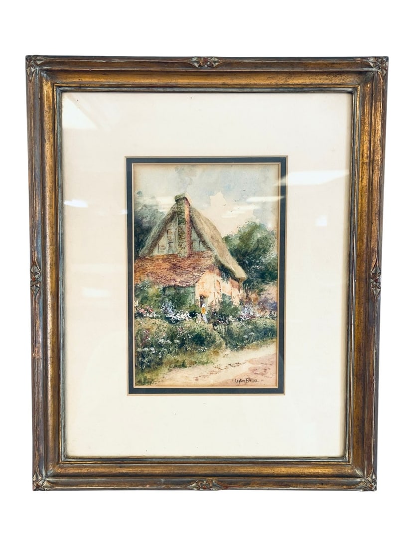 Leyton Forbes ? The Cottage? Watercolor Painting (1 of 7)