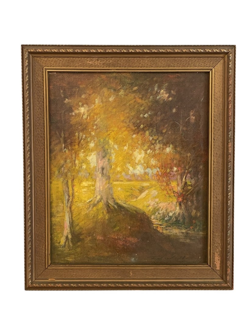 J. Neilson? Landscape Oil Painting: J. Neilson? Landscape Oil Painting.Oil Painting is signed on bottom right and signed on back. Oil Painting is on board and is in overall good condition and measures 12 1/2? x 14 1/2