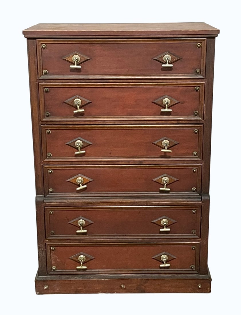 Antique Standing Chest of Drawers Dresser (1 of 15)