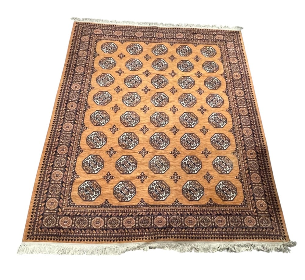 Harmony House Servistan Golden Afghan Wool Area Rug (1 of 8)