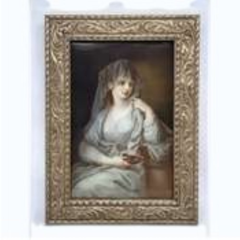 Porcelain Portrait Plaque ?Vestal Virgin (1 of 8)