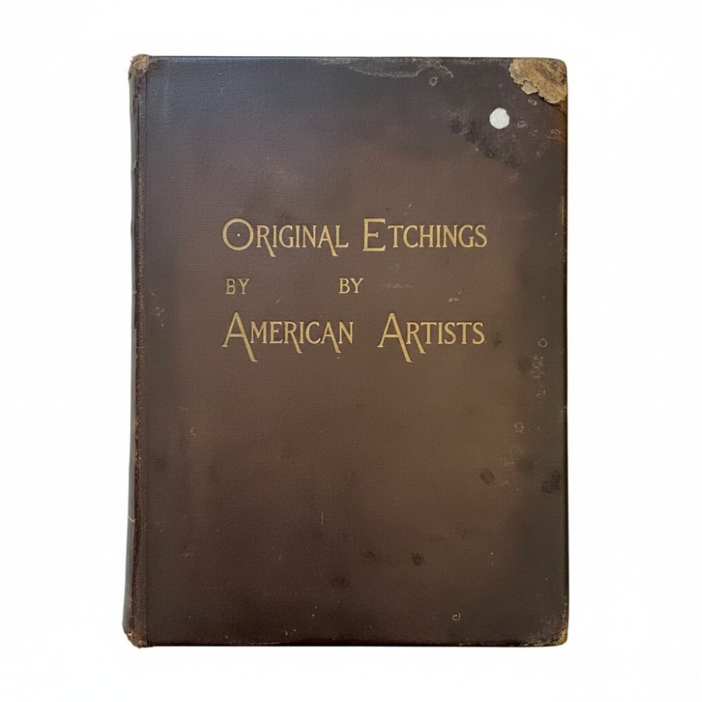1883 O. M. Dunham Original Etchings by American Artists (1 of 9)