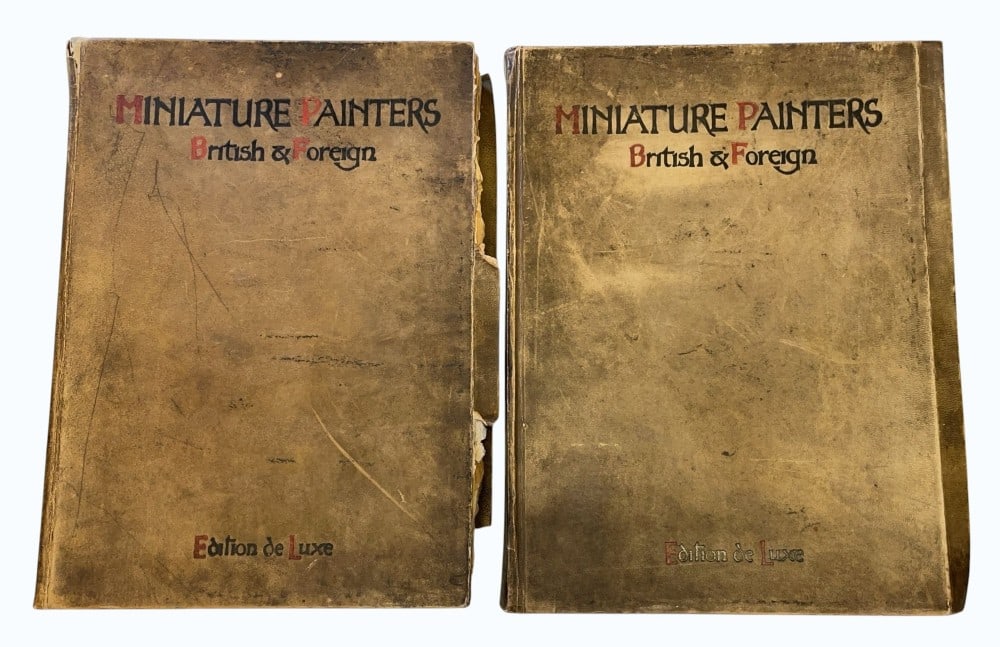 1903 Miniature Painters British & Foreign Vol. 1 and 2 Edition de Luxe (1 of 9)