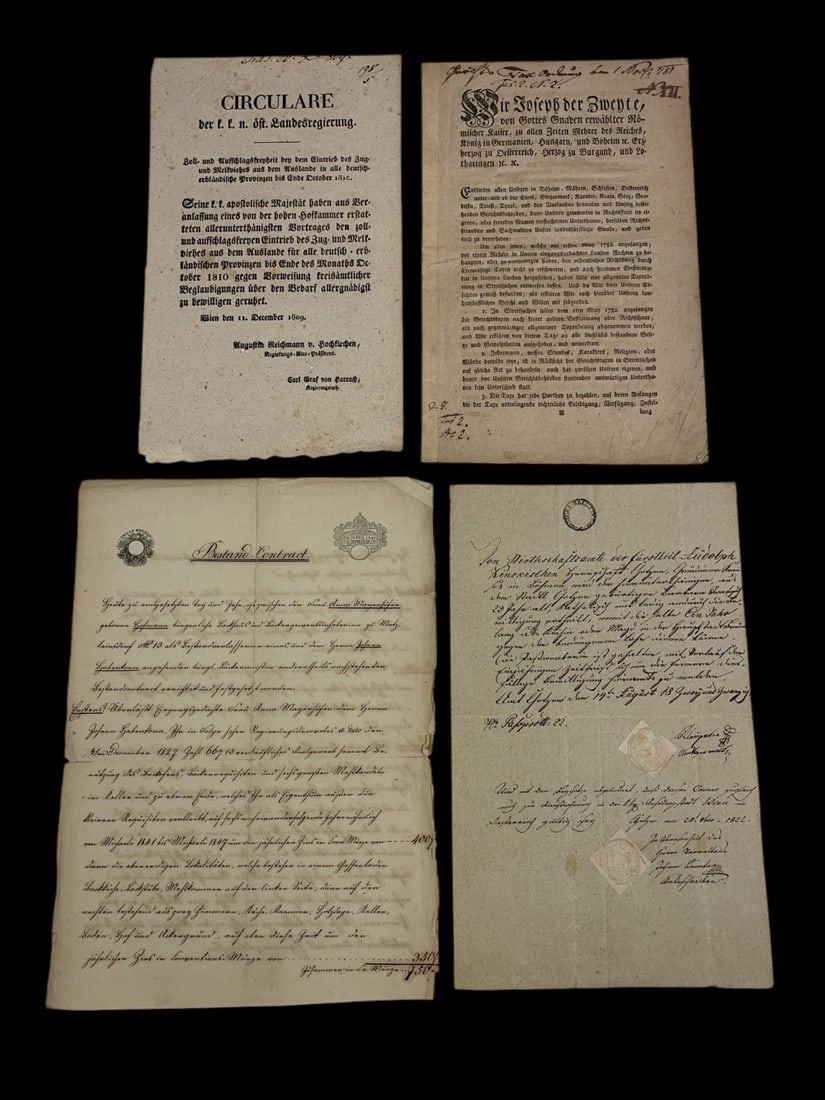 Antique Farming, Bakery and Court Fees Documents (1 of 20)