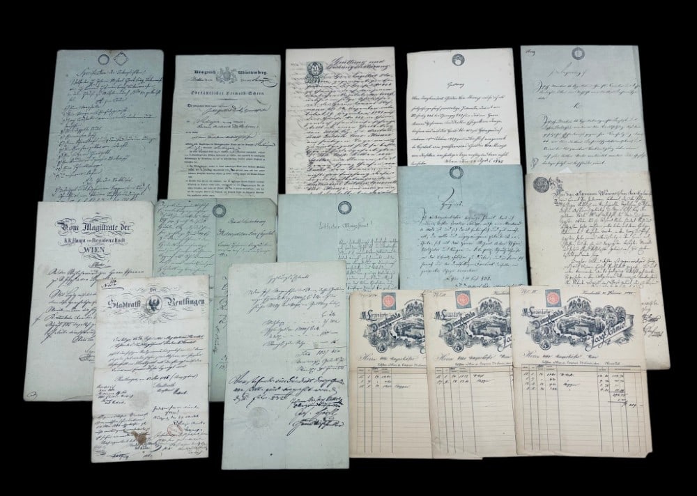 18 1800?s Antique Foreign Documents (1 of 20)