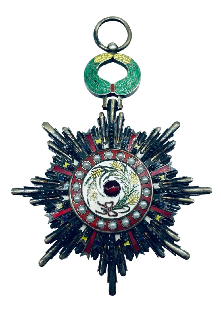 China Republic Medal Order of Precious Brilliant Golden Grain Medal (1 of 7)