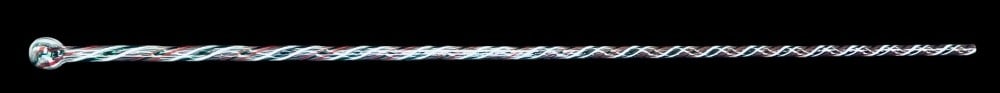 Vintage Hand Blown Swirl Walking Cane: Vintage Hand Blown Swirl Walking Cane 75? tall. Cane Tip is Broken and is Swirled with Red Green, White