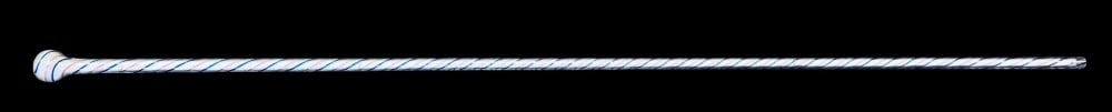 Vintage Hand Blown Swirl Walking Cane (1 of 7)