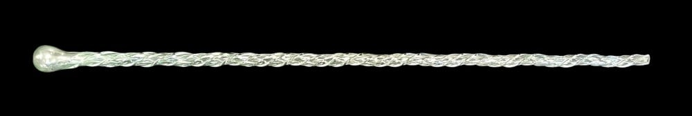 Vintage Clear Glass Twist Walking Cane (1 of 6)
