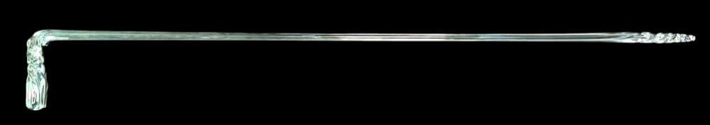 Vintage Twist Glass Walking Cane (1 of 5)