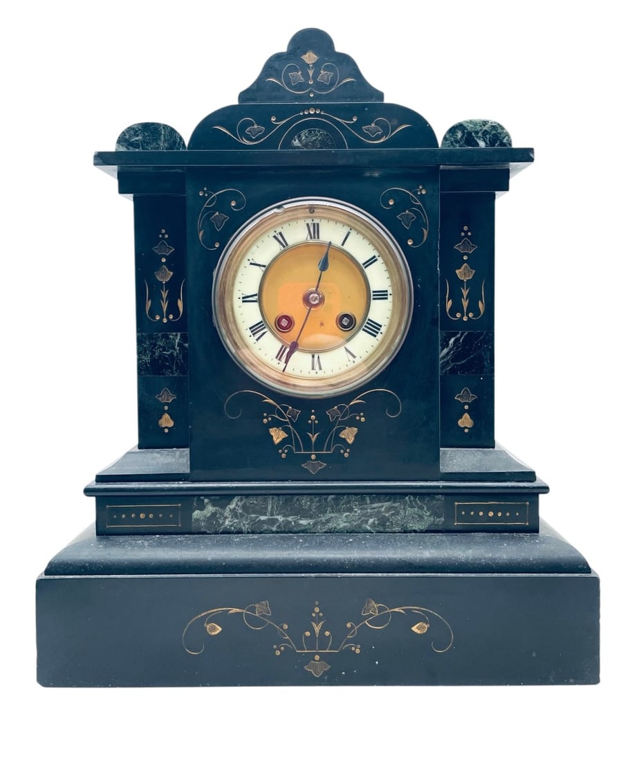 Antique French Victorian 1855 Madaille Vincenti Dargent Mantle Clock (1 of 10)