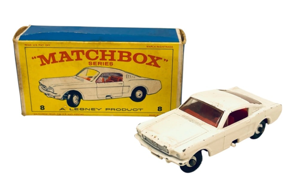 "Matchbox" Lesney Ford Mustang #8 with Original Box (1 of 16)