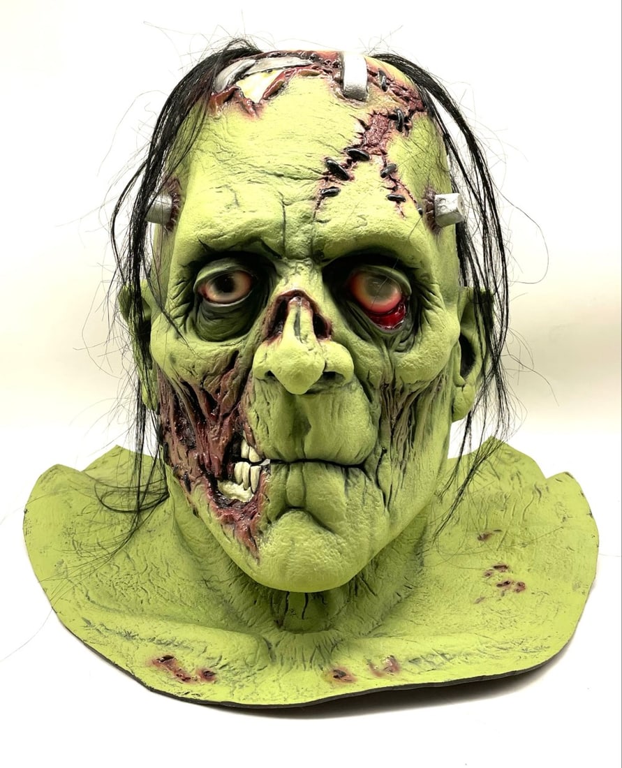 Death Studios Green Frankenstein Zombie Mask - 2