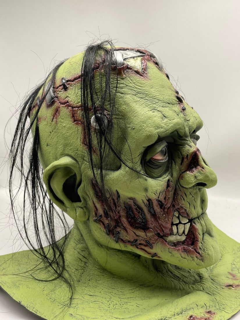 Death Studios Green Frankenstein Zombie Mask - 4