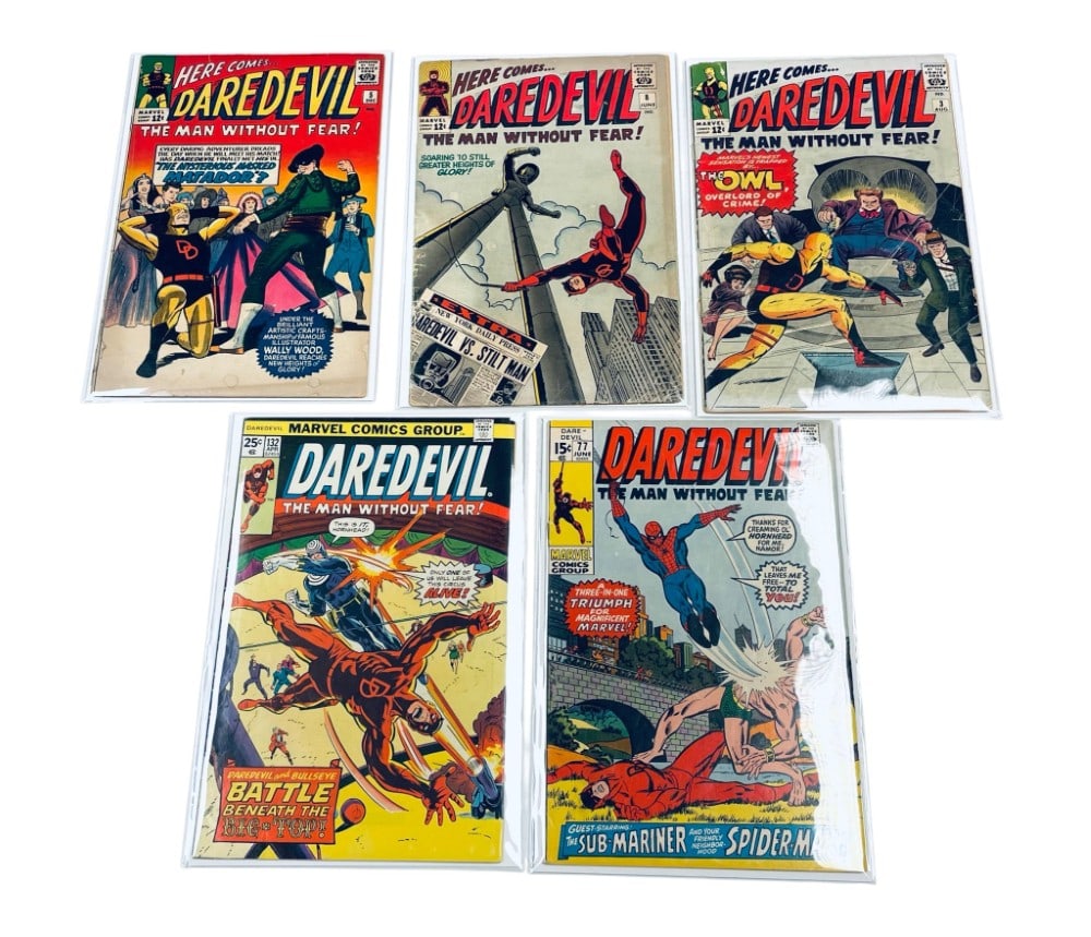 5 Vintage Marvel Daredevil Comic Books (1 of 20)