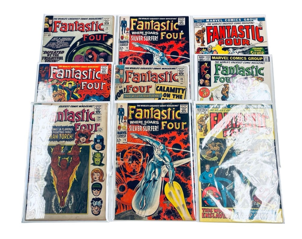 9 Marvel Fantastic Four Comic Books (1 of 18)