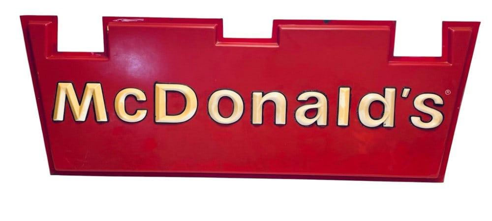 Vintage McDonald?s Plastic Outdoor Sign: Update