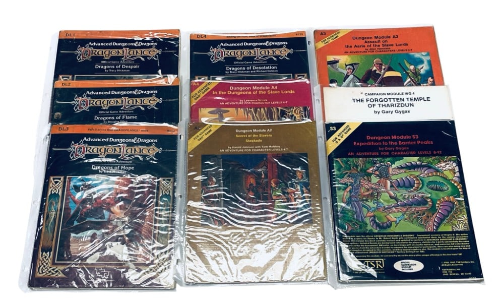 (9) Advanced Dungeons and Dragons Books (1 of 5)