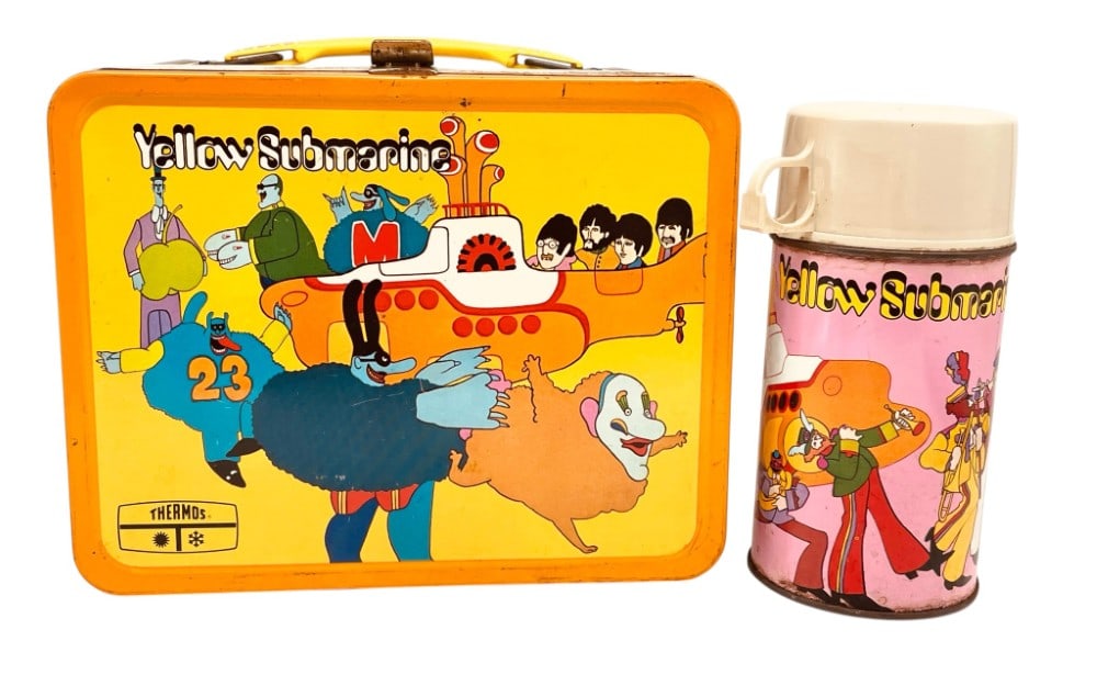 1968 Beatles Yellow Submarine Lunchbox and Thermos (1 of 17)