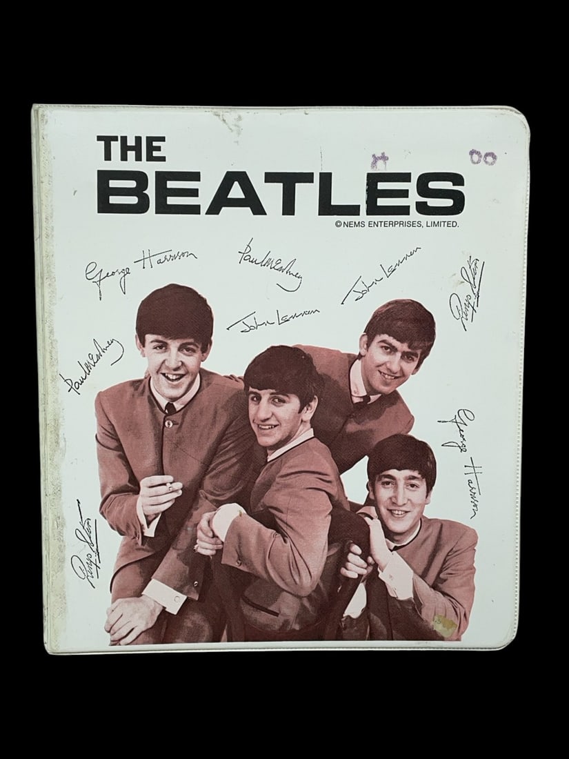 Vintage Beatles NEMS 3 Ring Binder (1 of 6)