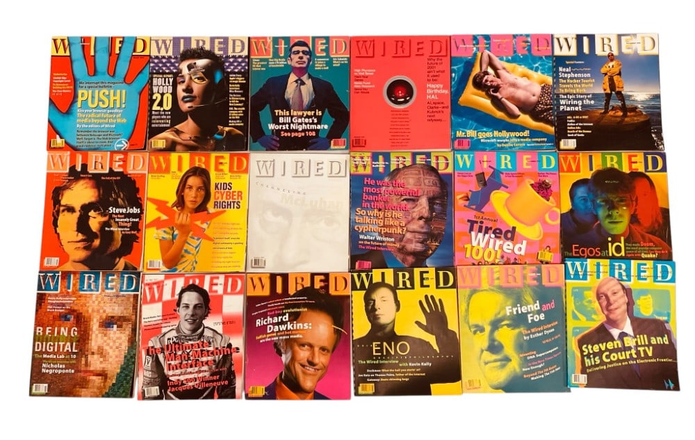 (18) Wired Magazines (1995-1997) (1 of 10)
