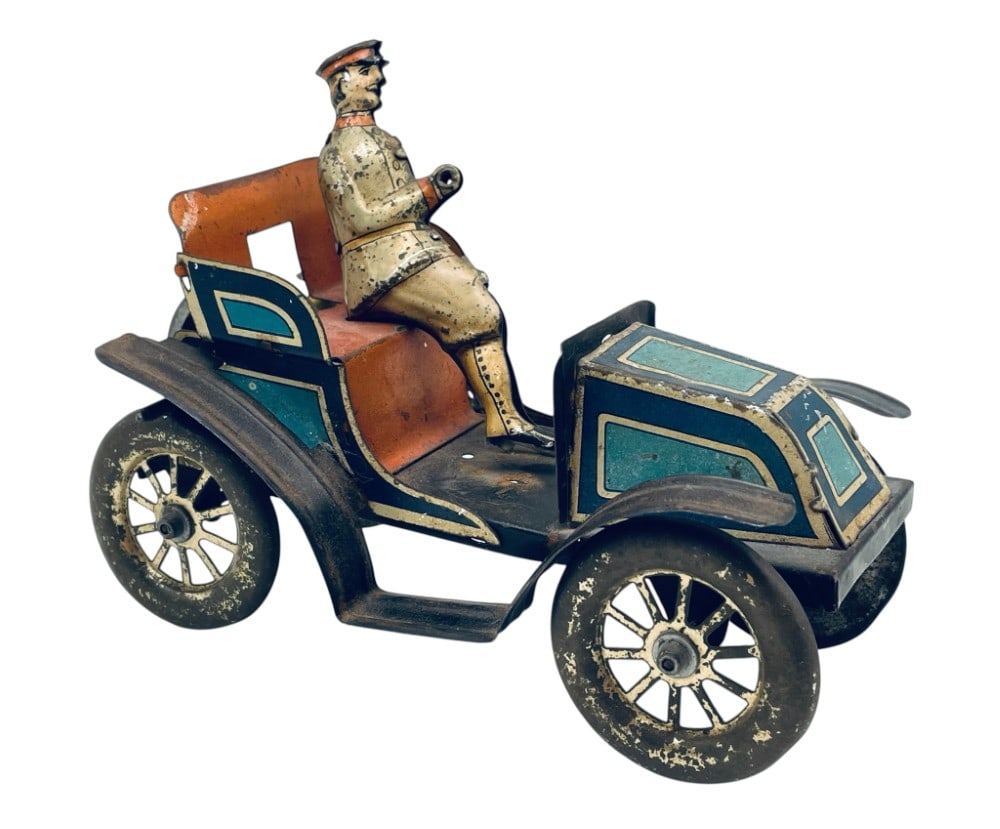 German Issmayer Tin Litho Phaeton Toy Car (1 of 9)