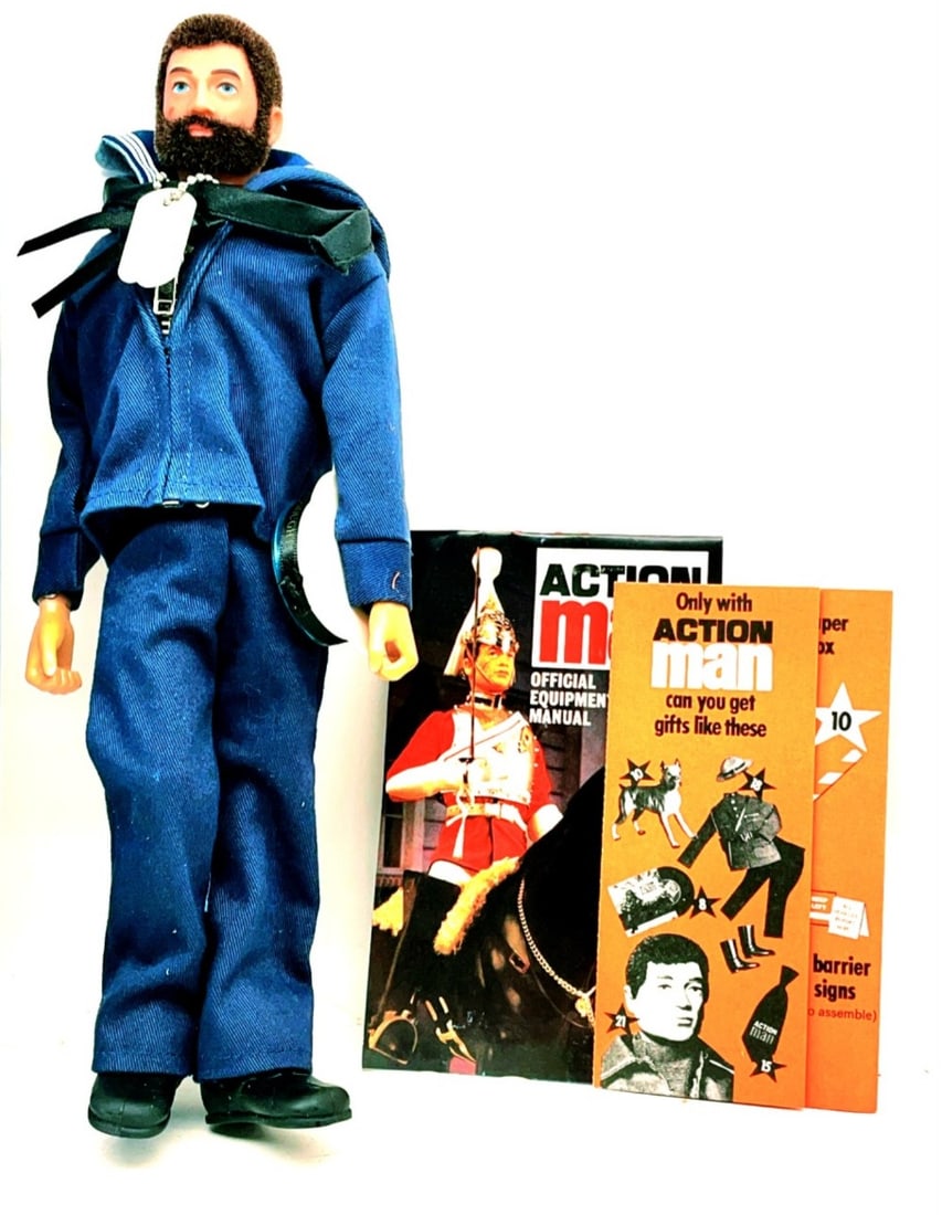 2006 Action Man Sailor by Palitoy Figure and Accessories: 2006 Action Man Sailor by Palitoy Figure and Accessories. Box has Edge Ware and Creases and Figure is in overall good condition. Manual and Accessories 12