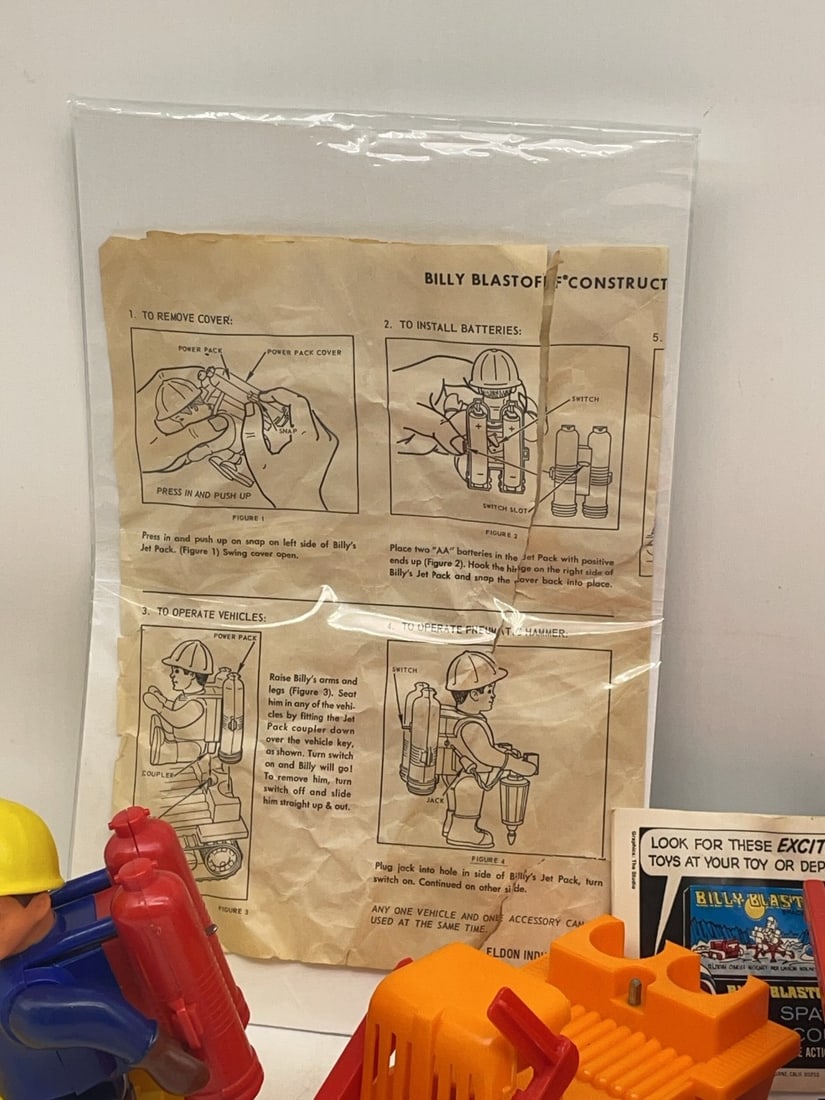 1969 Eldon Billy Blastoff Construction Set - 6