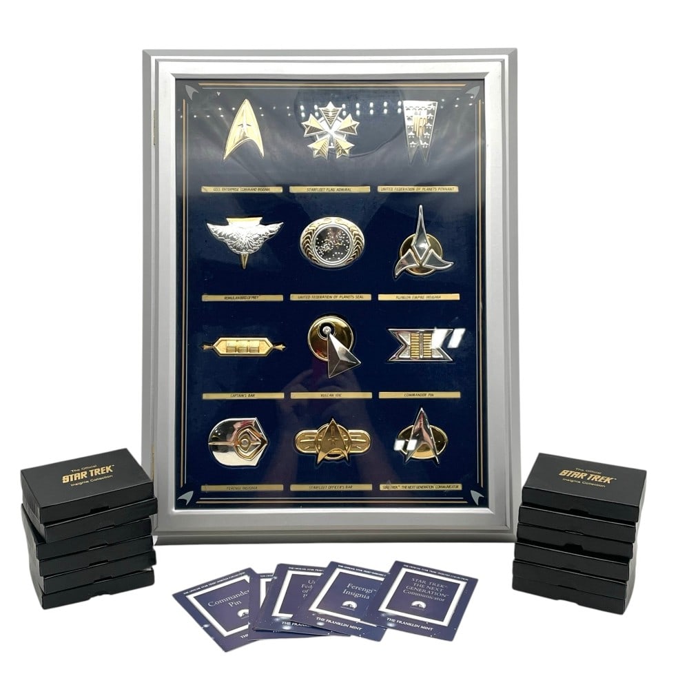 Star Trek Franklin Mint Insignia Collection Set (1 of 10)