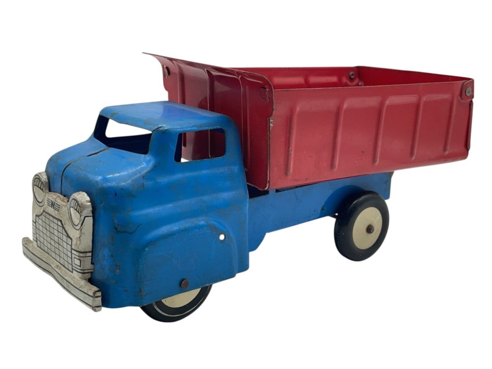 Wyandotte Blue/Red Metal Dump Truck (1 of 8)