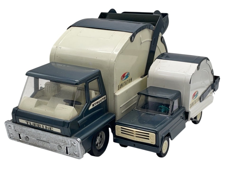 (2) Structo Sanitation Turbine Pressed Steel Garbage Trucks (1 of 20)