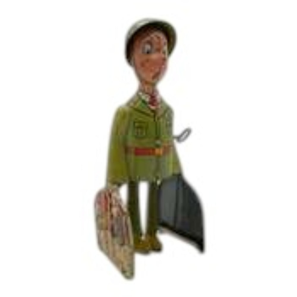 Unique Art G.I. Joe and The K-9 Pups Wind Up Tin Litho Toy (1 of 12)