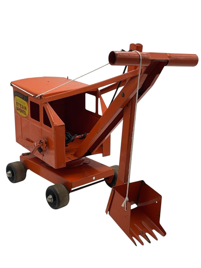 Buddy L Sit-N-Ride Steam Shovel Pressed Steel Crane (1 of 13)