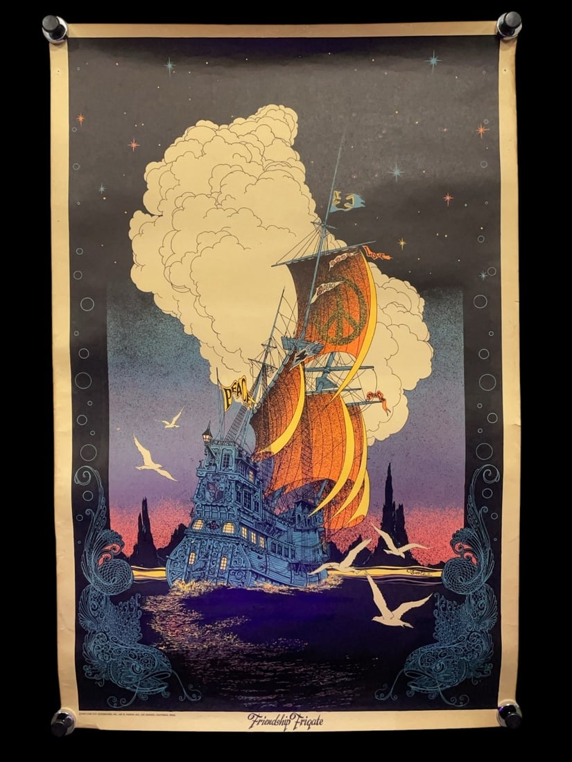 1970 ?Friendship Frigate? Star City by Bunnell Blacklight Poster (1 of 17)