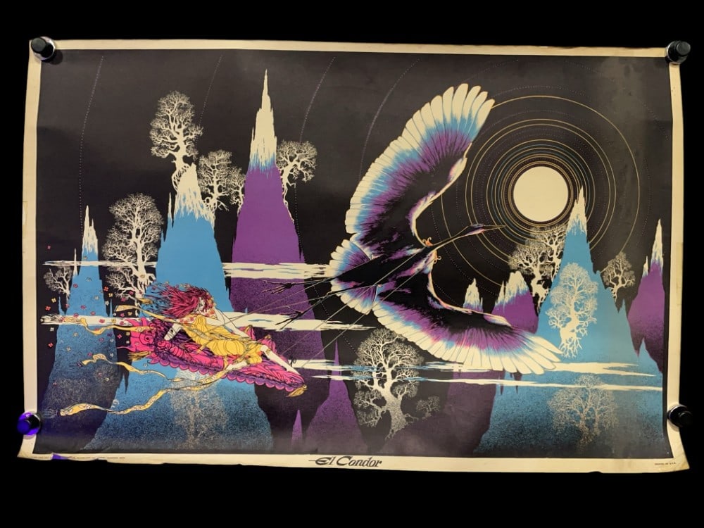 1970 Star City ?El Condor? Blacklight Poster (1 of 16)