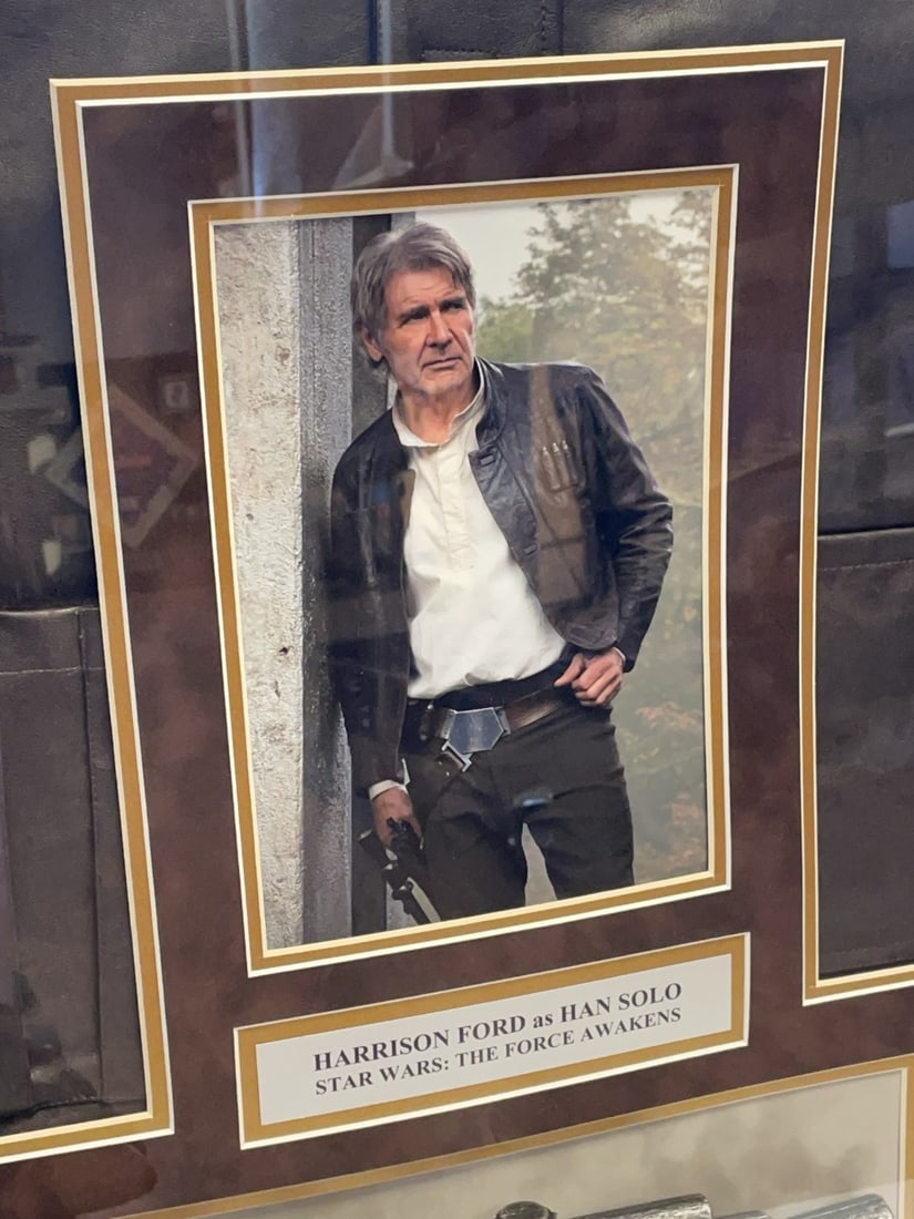 Harrison Ford Signed Leather Jacket Display - 7