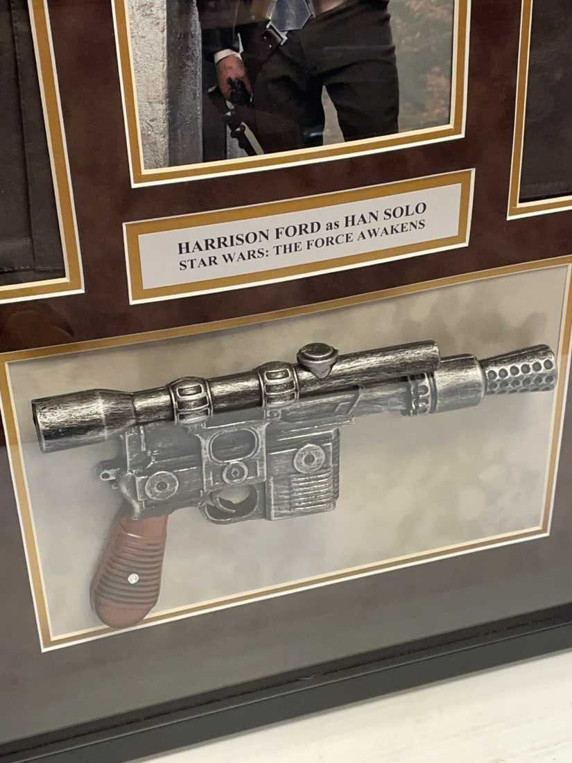 Harrison Ford Signed Leather Jacket Display - 8