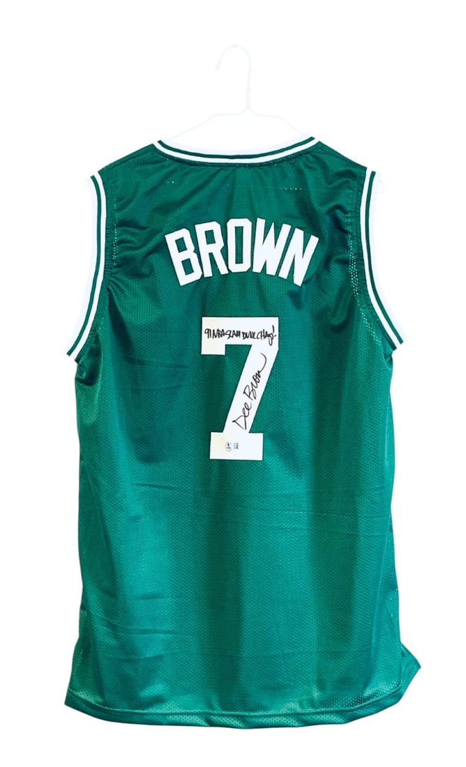 Dee Brown Signed Boston Celtics Jersey (1 of 9)