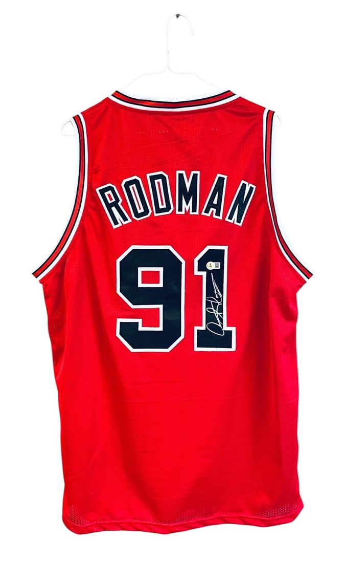 Dennis Rodman Signed Chicago Bulls Jersey (1 of 11)